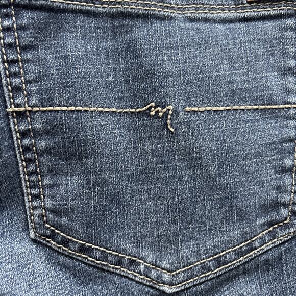 Melissa McCarthy Seven7 Jeans Women 18 Straight Blue Denim Plus Size Stretch - Picture 16 of 16